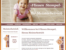 Tablet Screenshot of fliesen-stempel.de